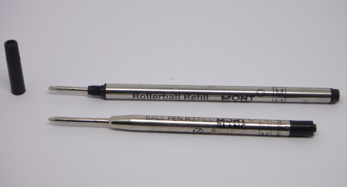 Copy Mont Blanc Roller ball Refill & Ballpoint Black Refill Only For Sale